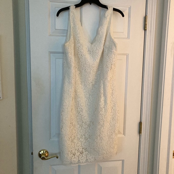 Ann Taylor V neck midi dress - Picture 8 of 10